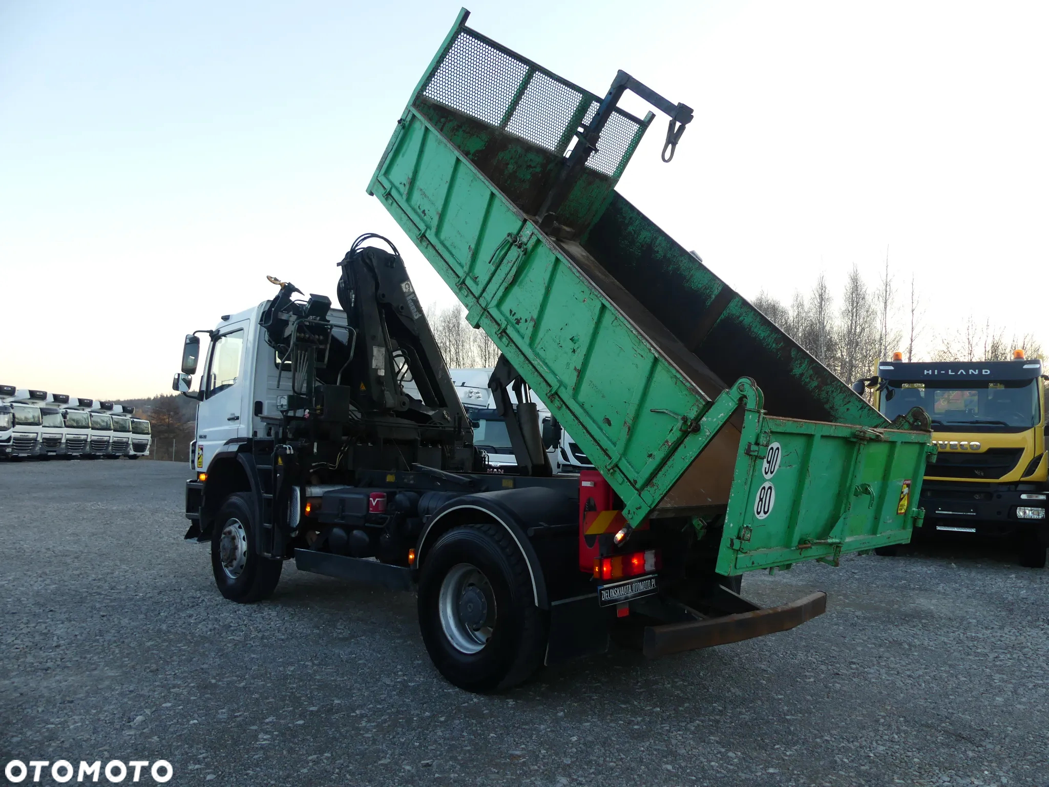 Mercedes-Benz AXOR 1828 4x4 / WYWROTKA + HDS HIAB 10.3 m / SKŁADANY W Z / - 5