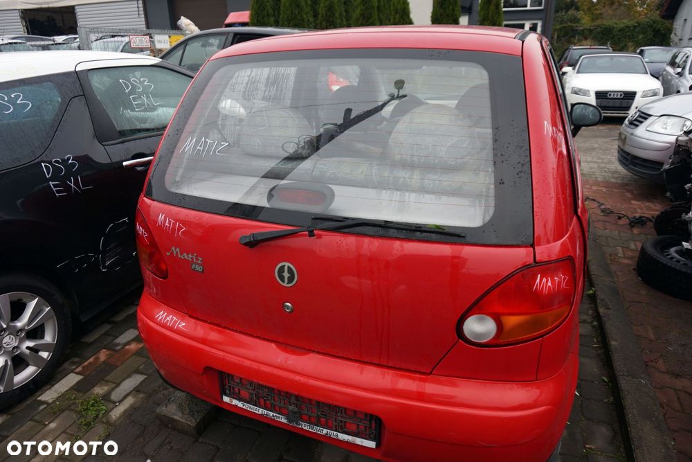 KLAPA BAGAŻNIKA TYLNA MATIZ M100   CZERWONY DAEWOO 1998-2007 - 3