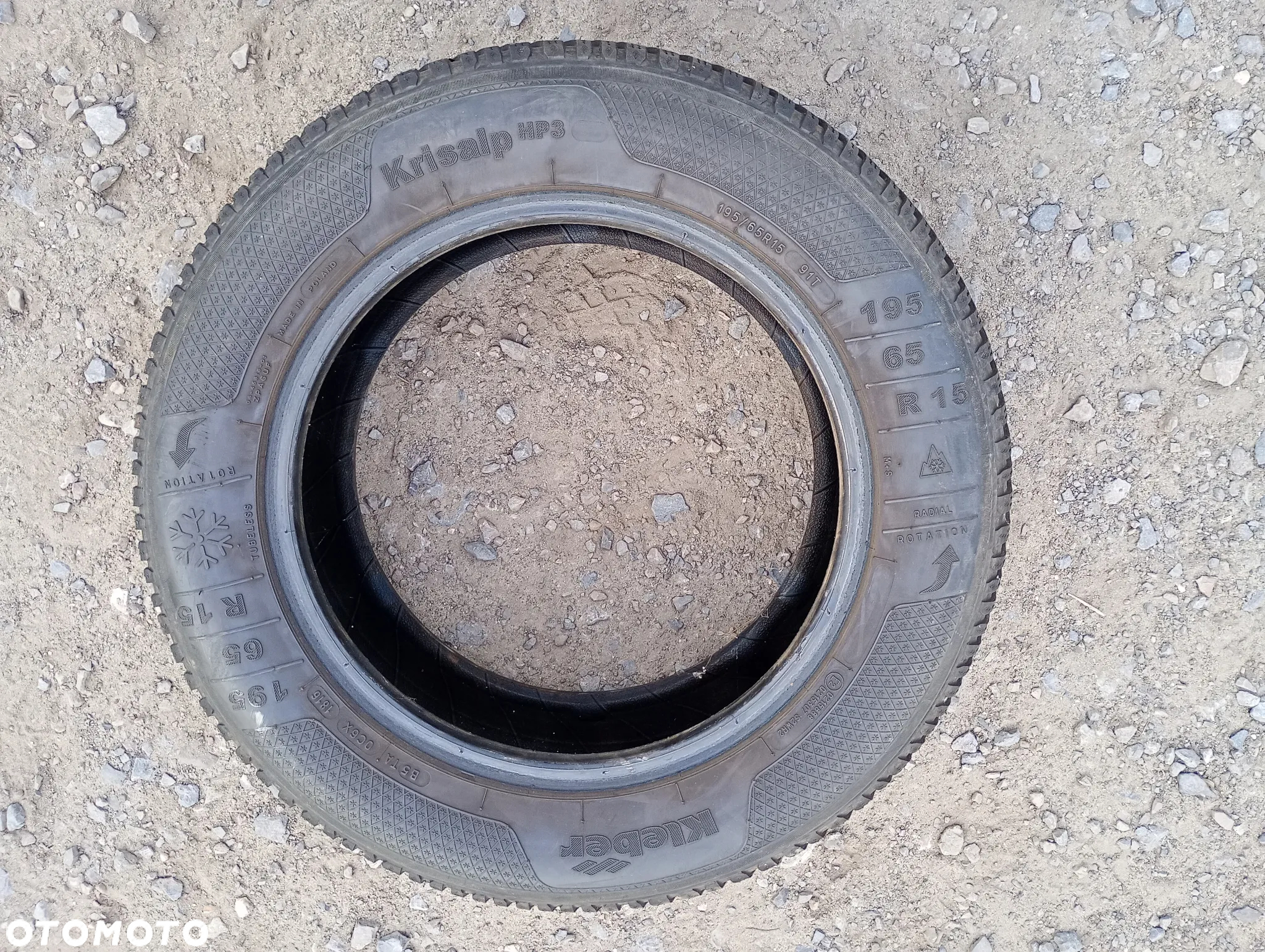 KLEBER KRISALP HP3  195/65 R15  2szt.  BDB stan CAŁOROCZNE - 8