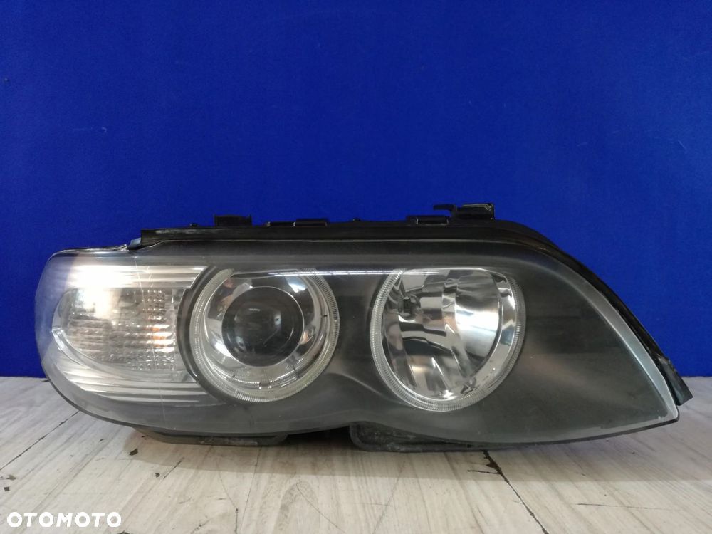 BMW X5 E53 lift 2003/2006 lampa reflektor przód prawa Bi-Xenon - 1