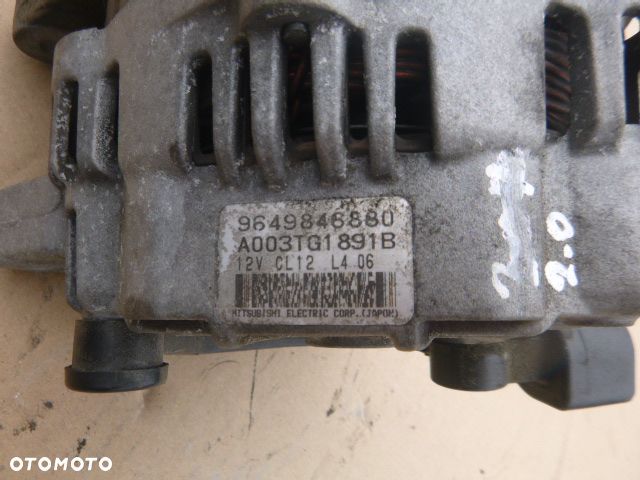 ALTERNATOR PEUGEOT 307 2.0 16v 9649846880 - 8