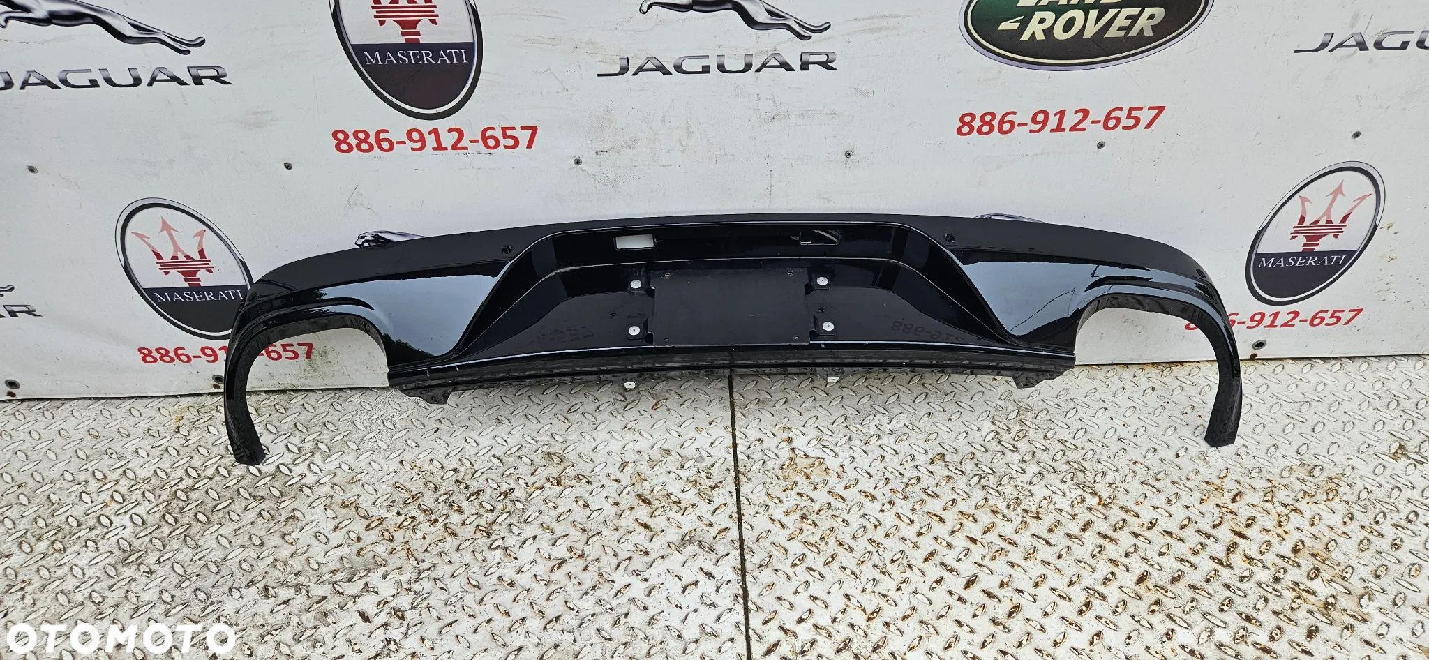 Jaguar XJ 351 LIFT 2015-2019 R-SPORT Dyfuzor zderzaka tylnego Spojler zderzaka tył pod 4x PDC  FW9M-17A894-AA - 1