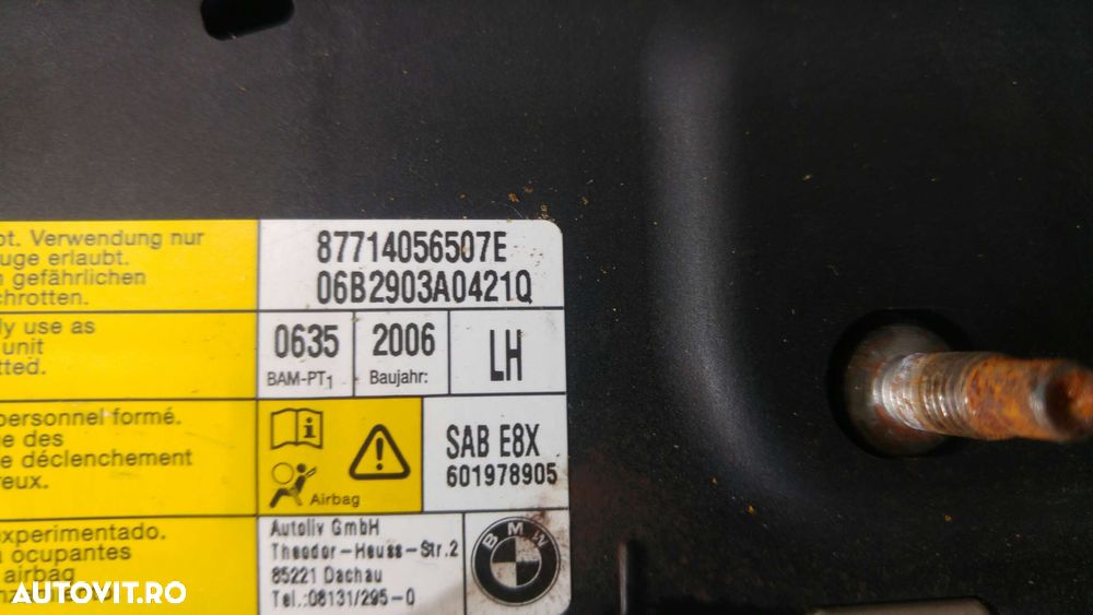 Airbag genunchi stanga bmw seria 1 e81 e87 e82 coupe 601978905 - 3