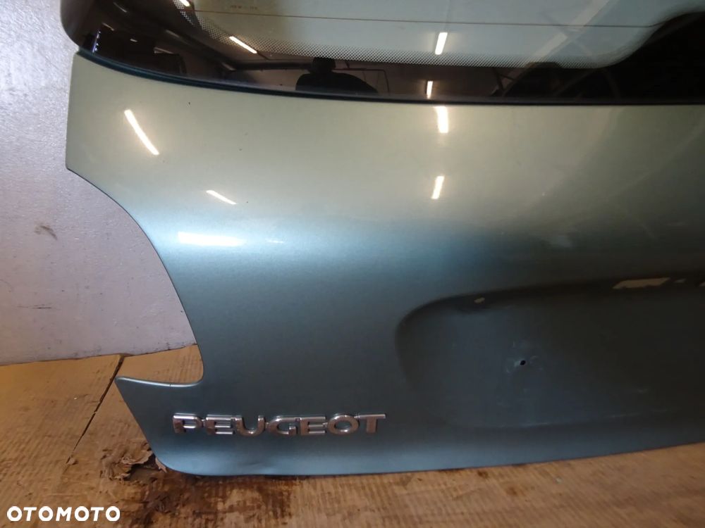 KLAPA TYŁ TYLNA SZYBA BAGAŻNIKA PEUGEOT 206 98-03 LAK:KRV NR236 - 4