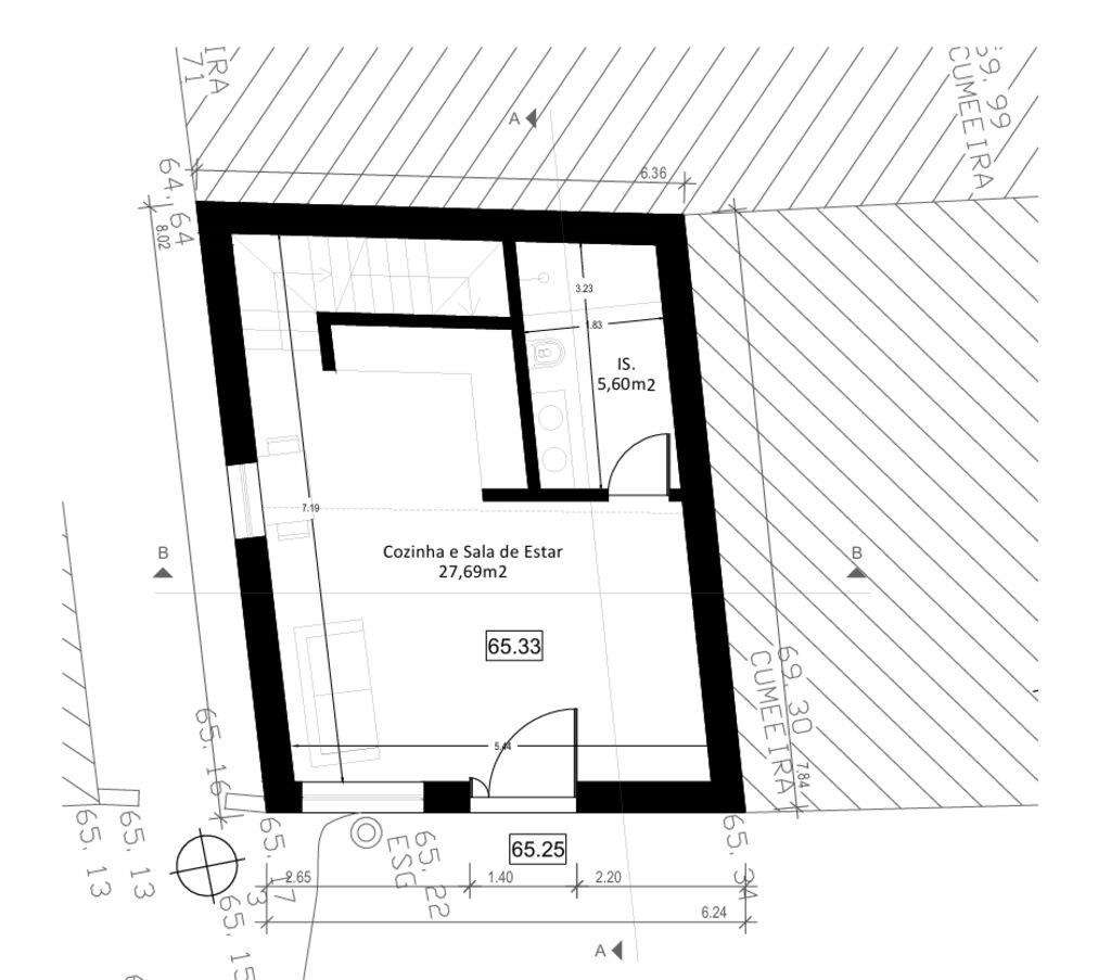 Casa / Villa T1 em Vermelha de 48 m2 - Grande imagem: 4/5