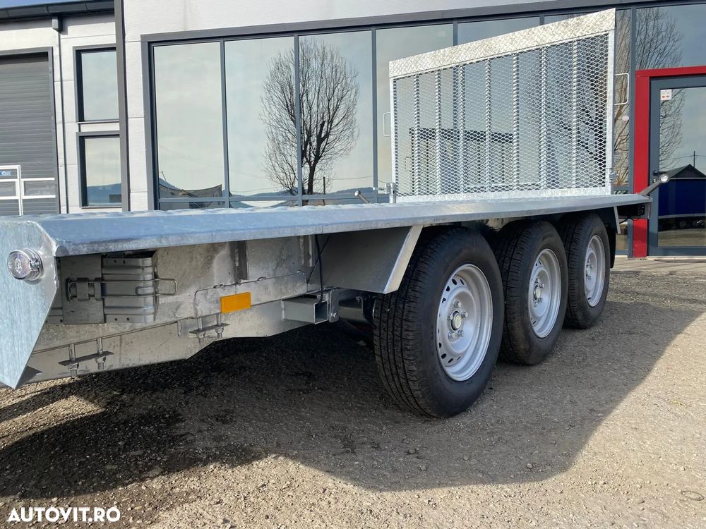 Niewiadow Remorca auto transport utilaje, 3 axe, sistem de franare, 3500kg, NIEWIADOW KOPARKA  390/185/20 - 5
