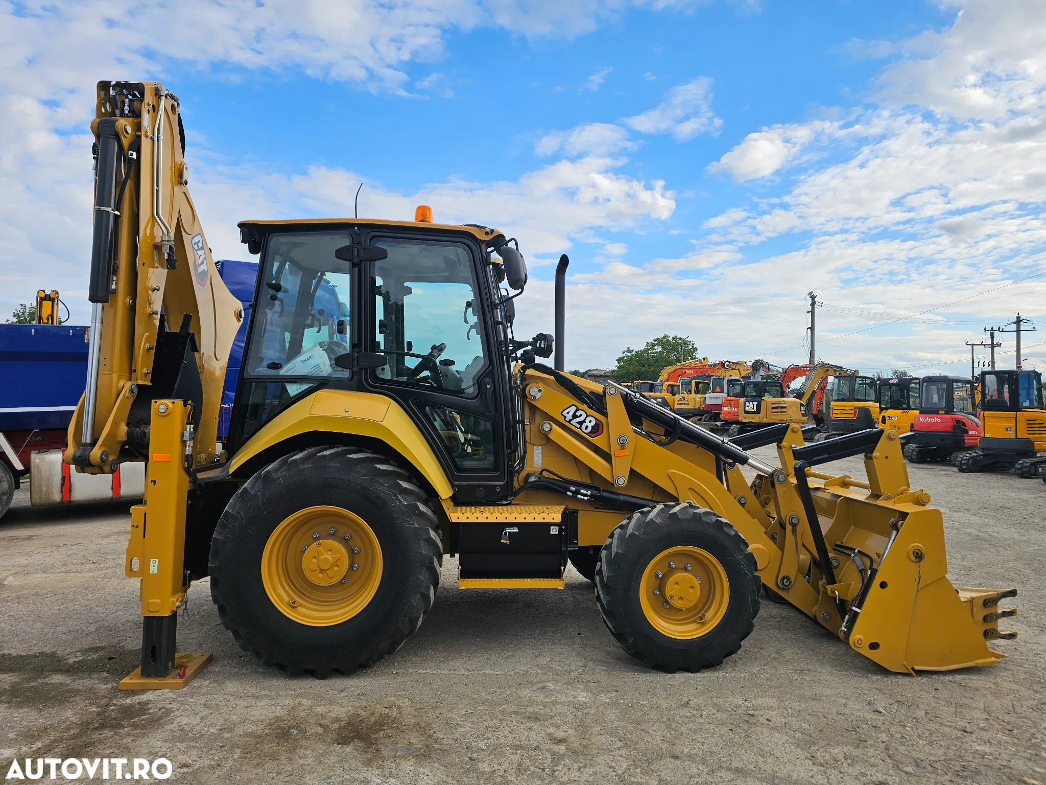 Caterpillar Cat 428 Trinity / NOU / 3 Cupe Buldoexcavator - 3