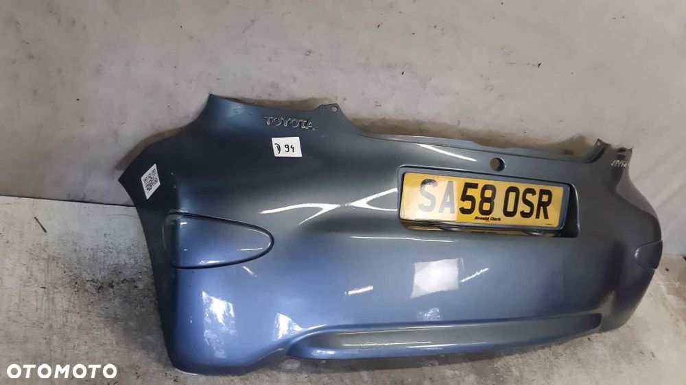* ZDERZAK TYŁ TYLNY TOYOTA AYGO SZARY BŁĘKITNY - 5