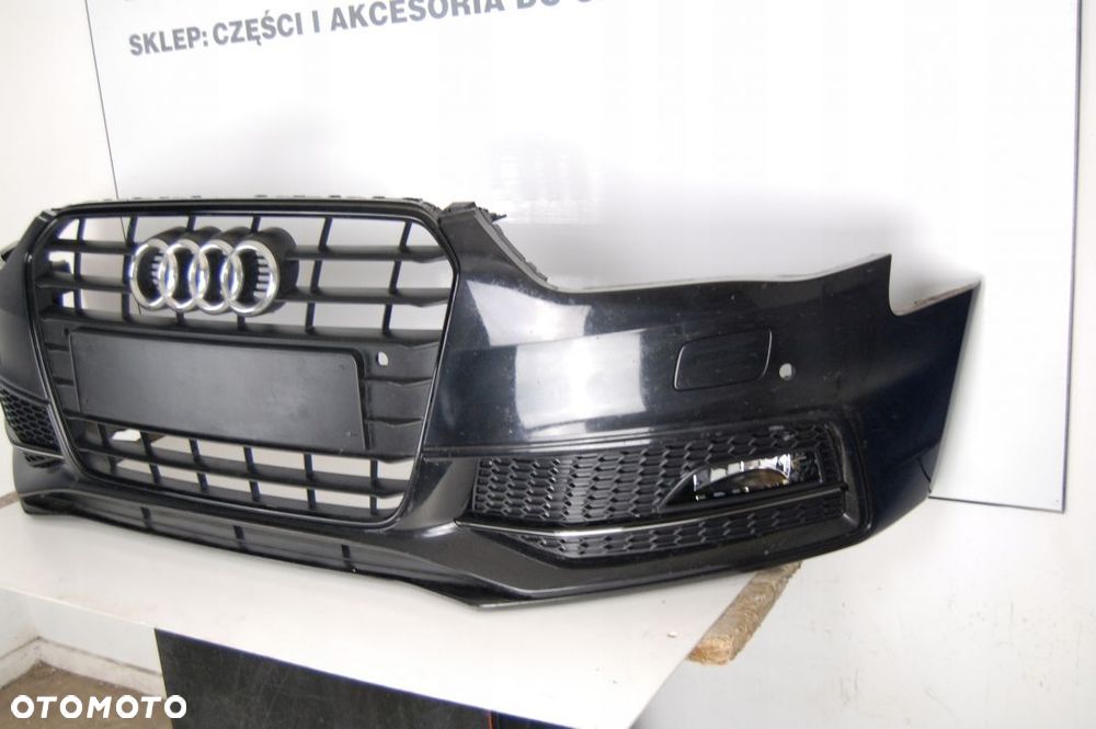 ZDERZAK AUDI A4 S-LINE 2012-2016 LIFT 8K B8 BLACK - 5