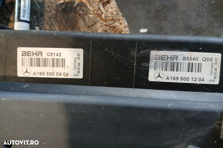 Set radiatoare motor A1695060599 1137328177 A1695000404 A1695001193 A - 4