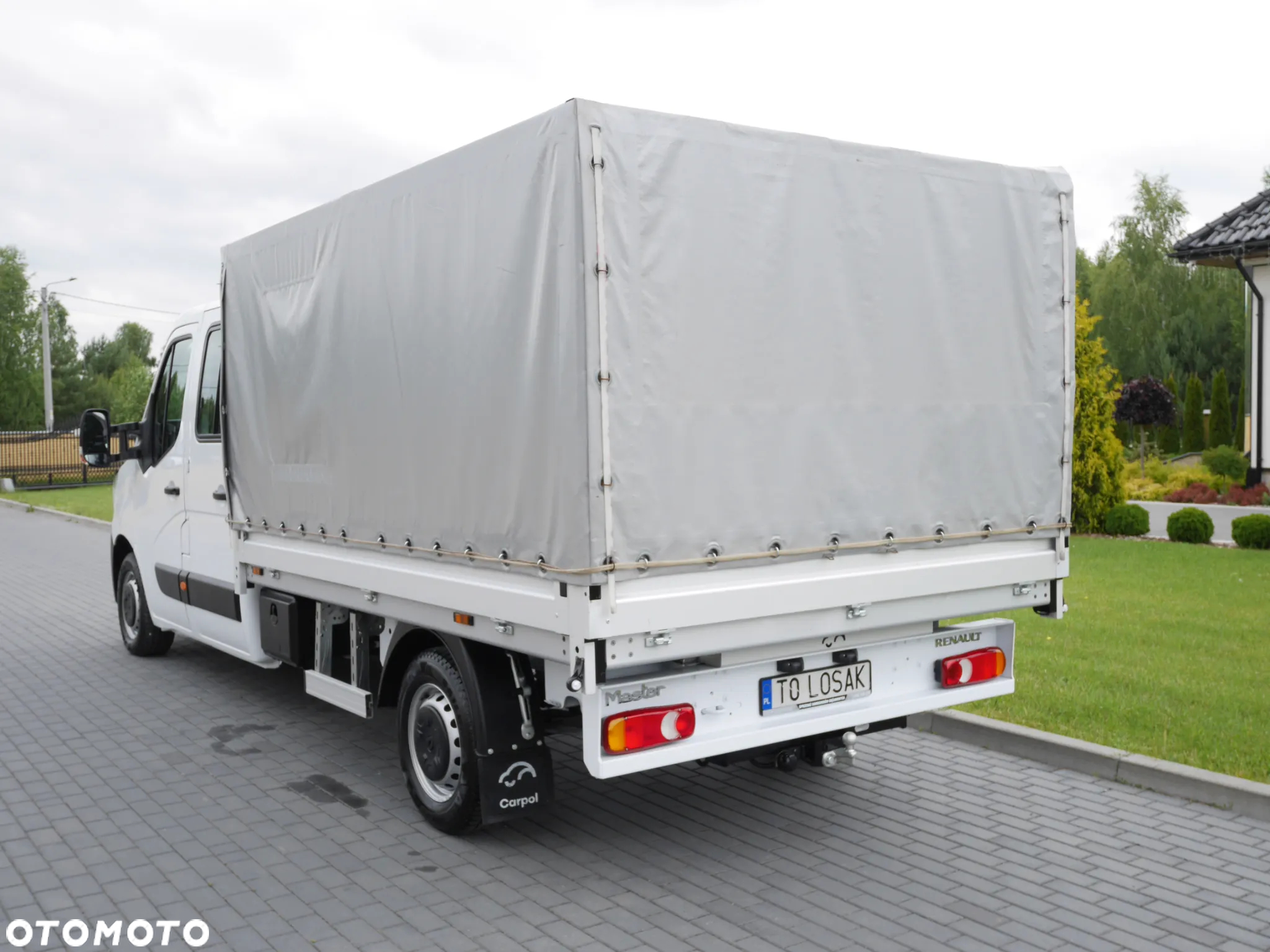 Renault Master Doka Brydadówka + Skrzynia Plandeka Salon PL - 8