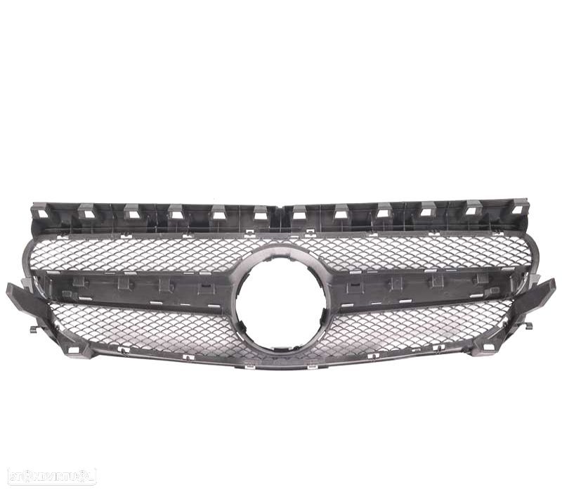 GRELHA FRONTAL MERCEDES CLA W117 13-16 LOOK AMG CROMADA - 2