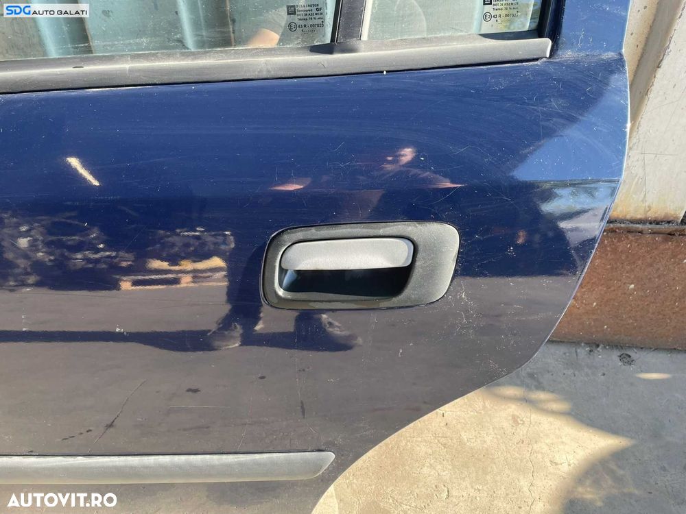 Usa Usi Portiera Portiere Stanga Spate Dezechipata cu Imperfectiuni Opel Astra G Berlina Sedan 1998 - 2004 Culoare Z20Z [2801X] - 4