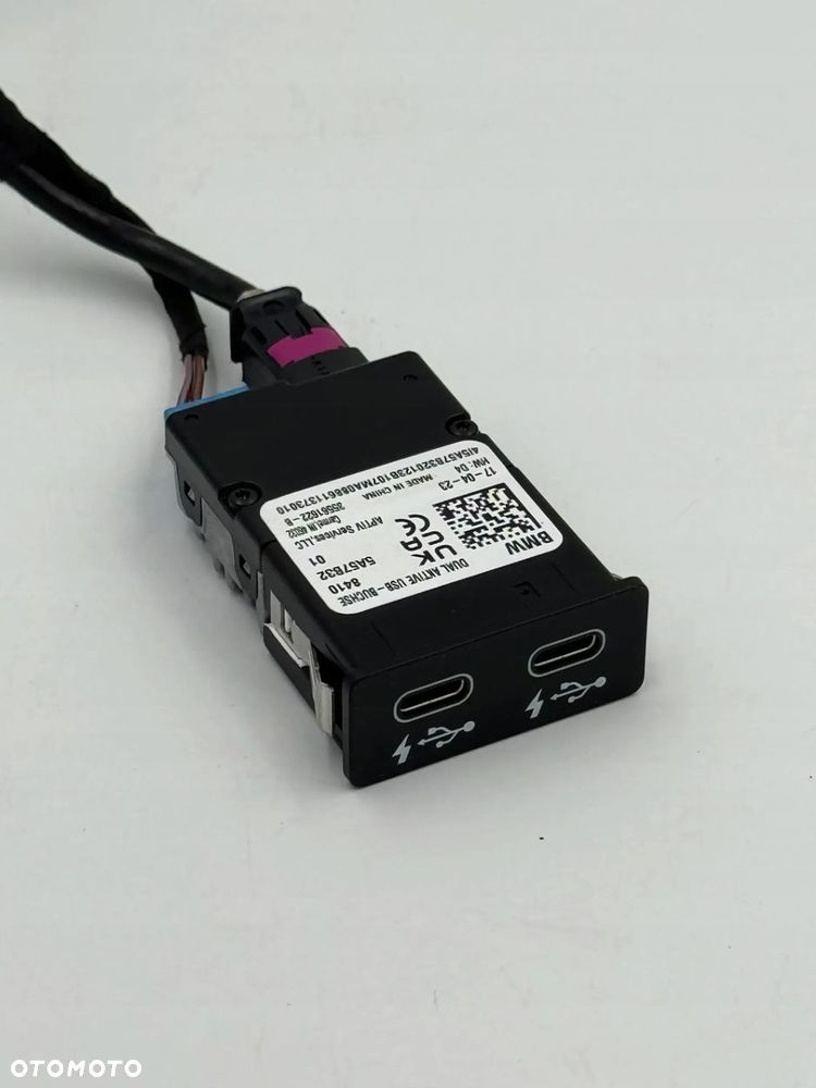 BMW U06 X1 U11 X2 U10 G18 AKTYWNE GNIAZDO ŁADOWANIA PORT USB TYP C - 1