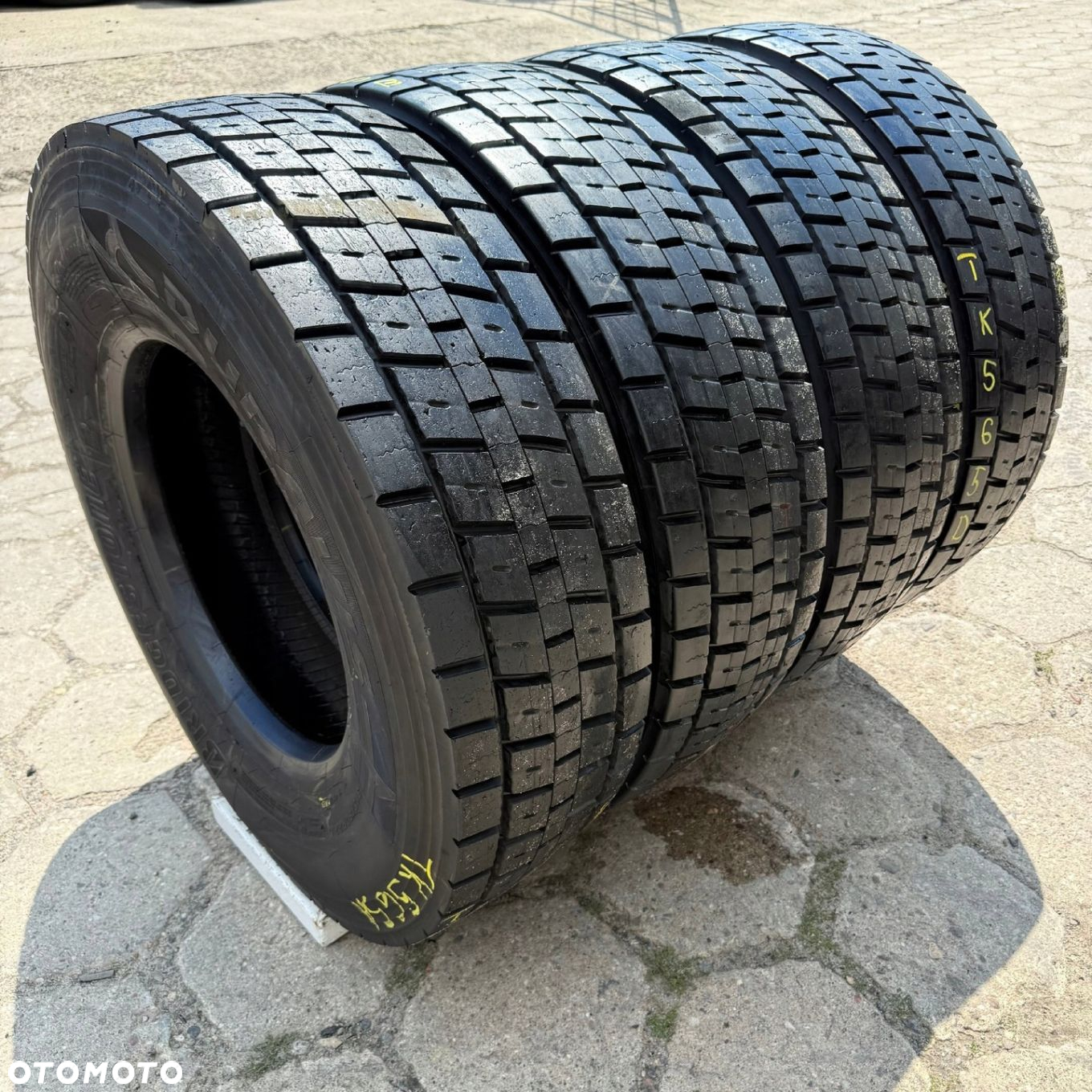 315/80R22.5 BRIDGESTONE 10-12mm NAPĘD KOMPLET OPONY CIĘŻAROWE TYŁ TK565 - 7