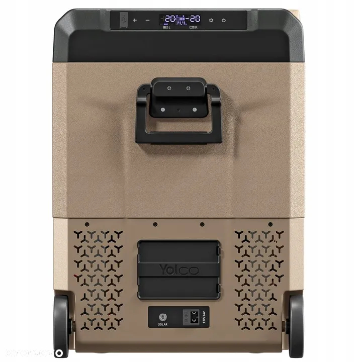 LODÓWKA TURYSTYCZNA KOMPRESOROWA YOLCO TCX60 Sand 63L DUAL ZONE NA CAMPINGTERIA - 7