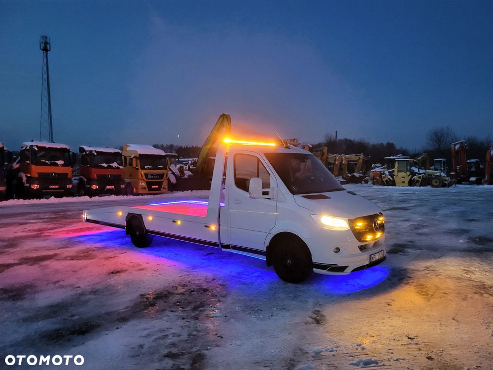 Mercedes-Benz Sprinter 317 Autolaweta najazd alu Hak 3500kg - 2