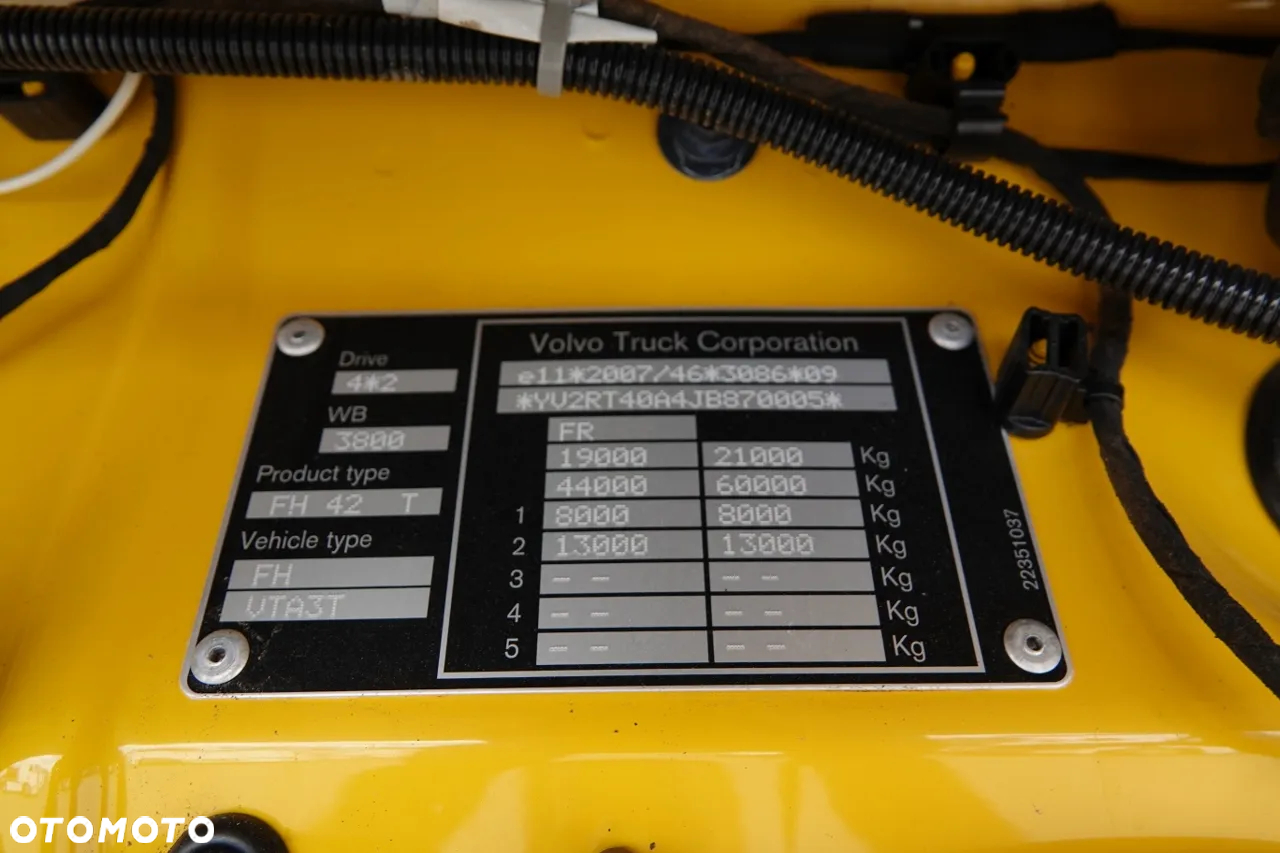 Volvo FH 500 / HYDRAULIKA / RETARDER / SPROWADZONY / PO KONTRAKCIE SERWISOWYM - 38