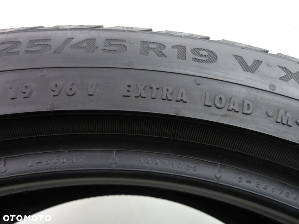 2X 225/45R19 OPONY ZIMOWE CONTINENTAL WINTERCONTACT TS 860 S 96V XL SSR DOT: 4217. - 5