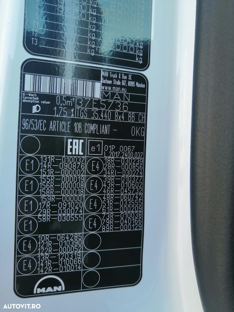 MAN TGS 35.440 8X4 NOU/NEW Truck !!! - 29