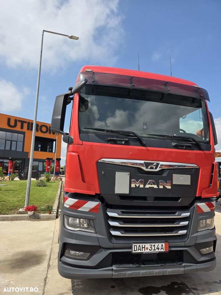 MAN TGX 18.470, 2021, 392.144km, KIT BASCULARE, AUTOMATA+INTARDER 6 trepte, anv 90% ok, jante aluminiu, FRIGIDER, goarne, 2 girofaruri, rulat doar in GERMANIA, posibilitate leasing 4 ani-STARE FOARTE BUNA-PROMOTIE 41.900 Eur+Tva - 2