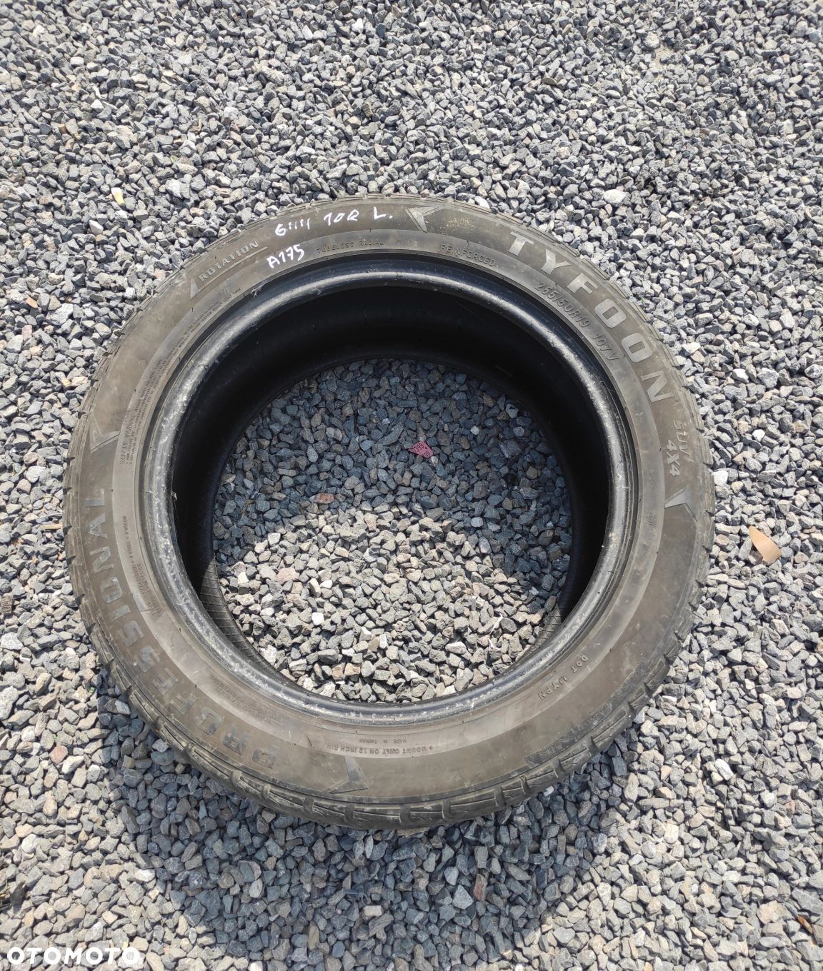 OSŁONA OPONA TYFOON 255 50 19 6MM 2010 ROK - 1