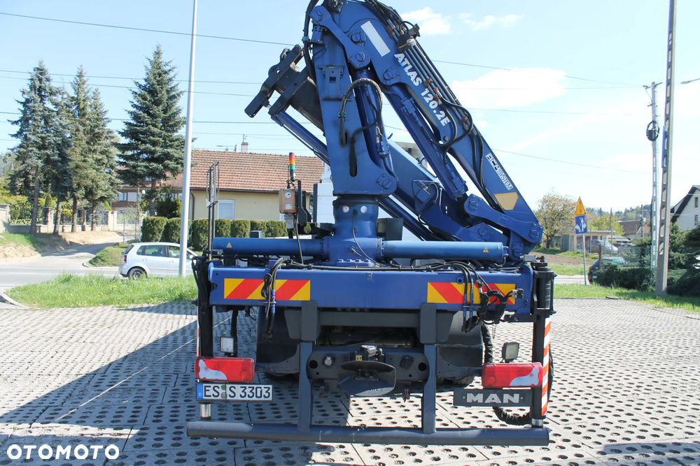 MAN TGM 18.290 paka 6,6m dzwig atlas 120,2E pilot - 11