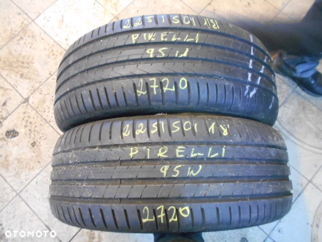 Opony 225/50r18 pirelli cinturato p7 tm 6mm para lato