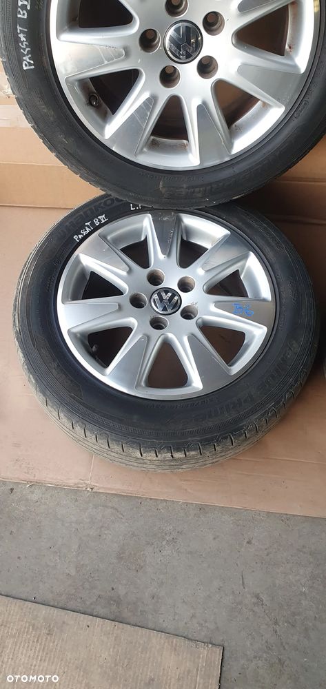 Alufelgi z oponami alusy felgi aluminiowe 5x112 7J ET45 215/55 R16 VW Passat B6 3C0601025AE - 5