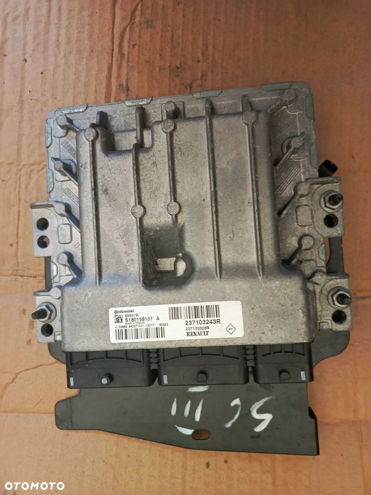 KOMPUTER STEROWNIK SILNIKA RENAULT SCENIC III MEGANE III CAPTUR 237103243R - 1