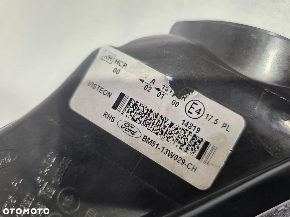 FORD FOCUS MK3 10- KOMPLET LAMP LEWA + PRAWA LAMPA PRZEDNIA PRZÓD CIEMNA ST / TITANIUM , NR BM51-132029-CH / BM51-13W030-CH , NR AUKCJI LPP264 - 10