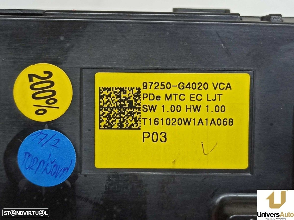 COMANDO CLIMATIZADOR HYUNDAI I30 (PD) KLASS - 7