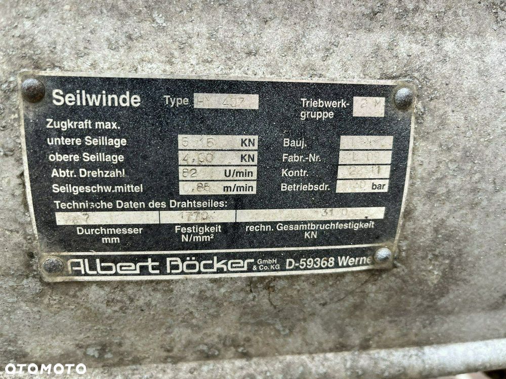 Inny Drabina dekarska winda budowlana zwyżka podnośnik koszowy HD20 Boecker - 8