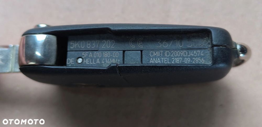 Jetta VI kluczyk oryginał Golf VI Polo 2010-18r Volkswagen - 2