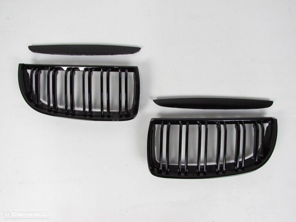 Grelhas Duplas 1ª Fase/ Em ABS Frente Novo BMW 3 (E90)/BMW 3 Touring (E91) - 4