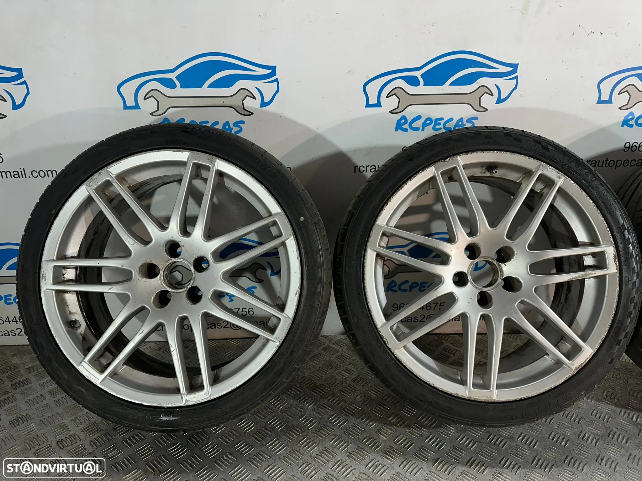 .Conjunto Jantes 18 Audi S-LINE 8J ET35 5x100 - 6