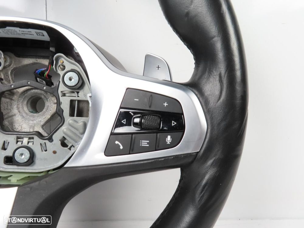 Volante M c/ Patilhas e Multifunções Usado / Original BMW 3 (G20)/BMW 3 Touring... - 6