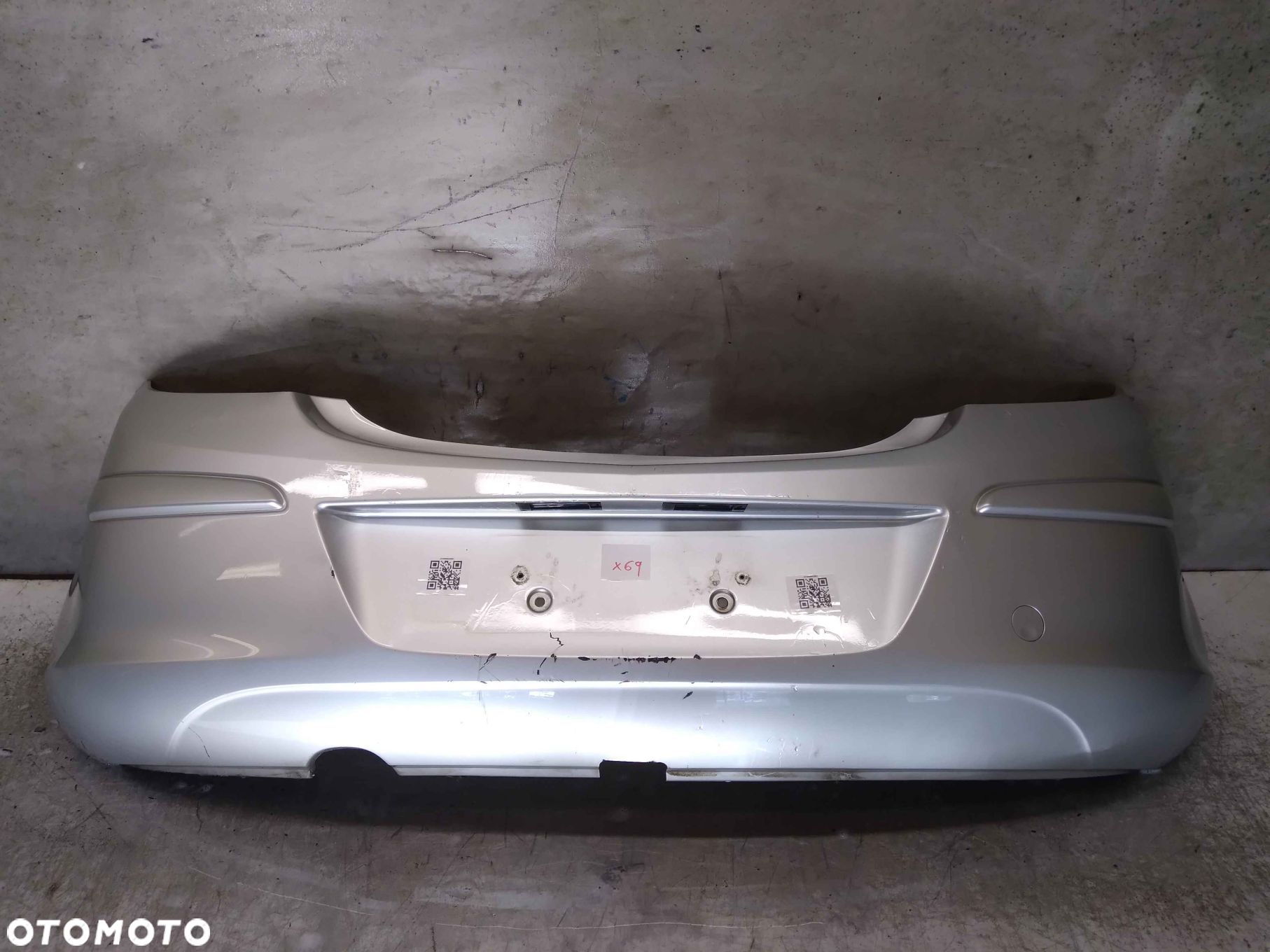 + ZDERZAK TYŁ TYLNY OPEL CORSA D Z157 SREBRNY 5D 5 DRZWI HB - 1