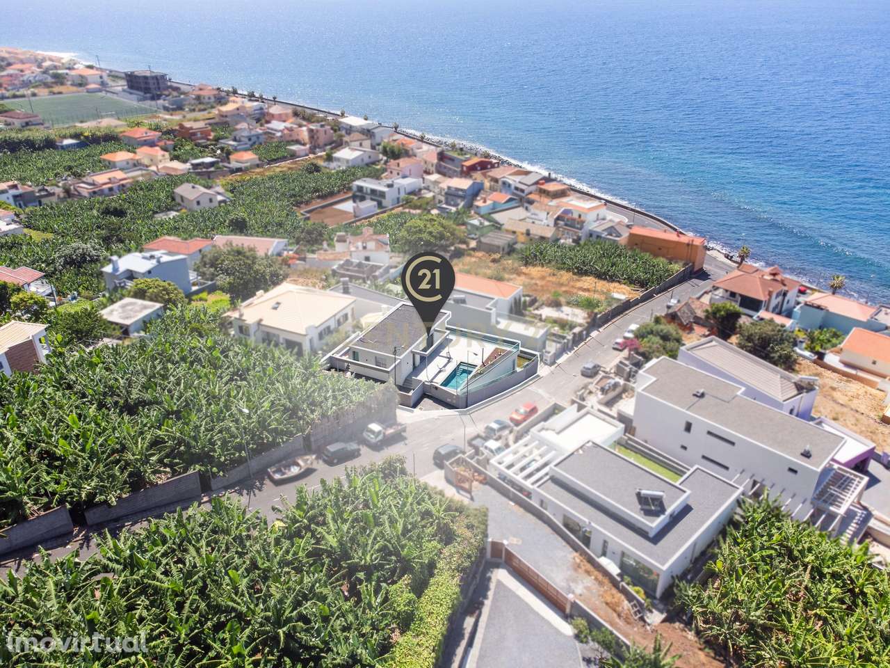 Luxuosa Casa Nova com Vista Mar em Paul do Mar Calheta, Madeira - Grande imagem: 2/39