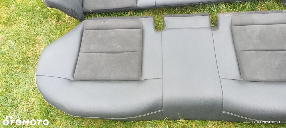 MERCEDES W212 SEDAN KANAPA TYLNA  PÓŁSKÓRA JAK NOWA - 5