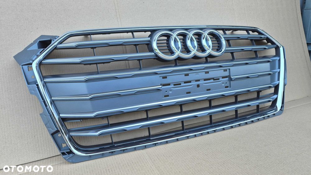 Atrapa chłodnicy GRILL Audi A5 B9 F5 8W6 2015-2019 CHROM OE 8W6853651AB R ORYG NEW