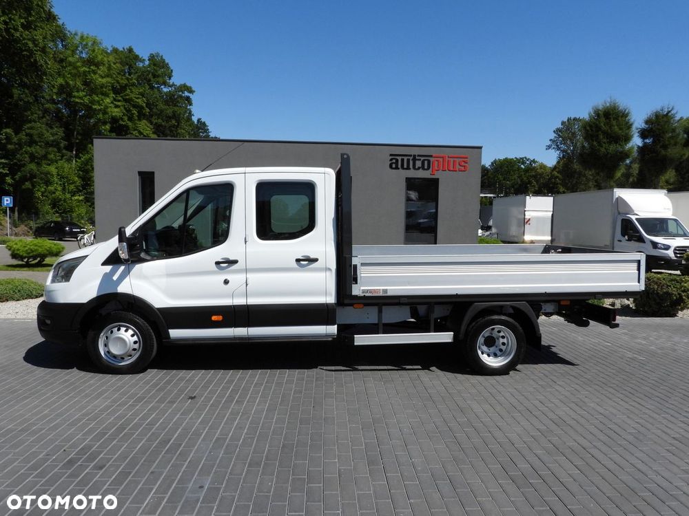 Ford TRANSIT SKRZYNIA PODWÓJNA KABINA DOKA 7 MIEJSC BLIŹNIACZE KOŁA KLIMATYZACJA  130KM - 9