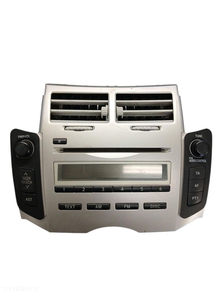 RADIO CD ORGINALNE  TOYOTA YARIS II 1.0 16V SE403205 - 1