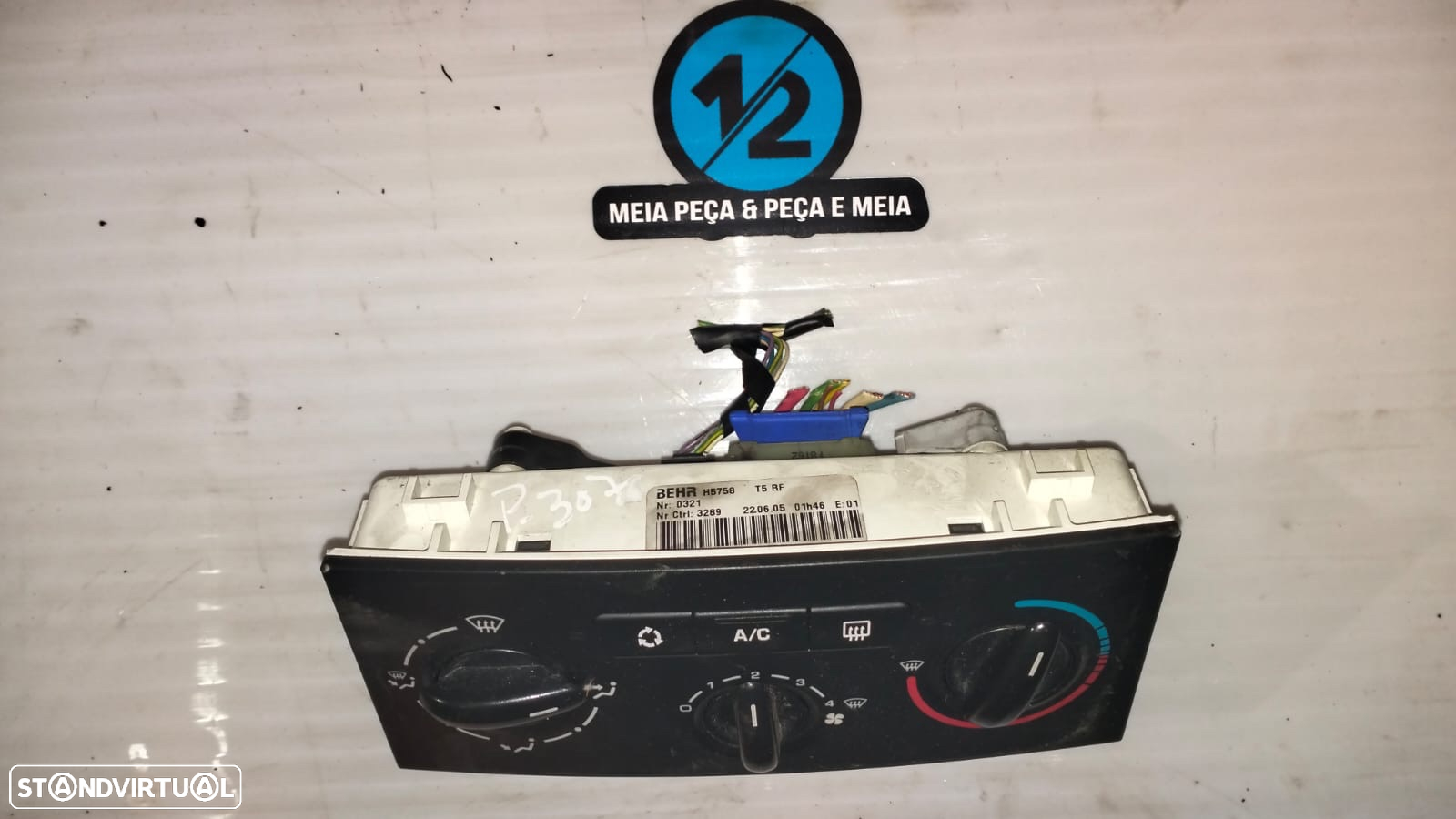 Comandos da Soufagem Peugeot 307 - 2