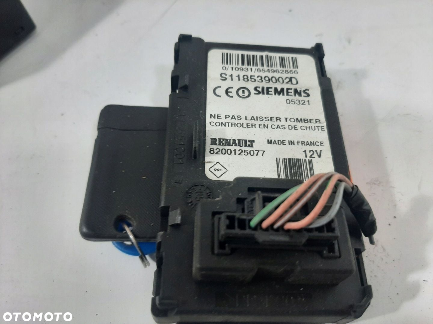 RENAULT SCENIC II 2.0 16V 03R ZESTAW STARTOWY STEROWNIK SILNIKA 8200509552 - 7