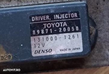 Modul calculator ecu injectoare pompa injectie Denso cod: 89871-20050 compatibil cu: toyota avensis 2,0d 2003-2004-2005-2006-2007-2008 toyota land cruiser 3,0d, toyota corolla verso - 3