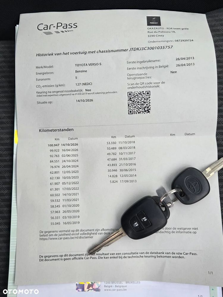 Toyota Verso S 1.33 VVT-i Life - 27