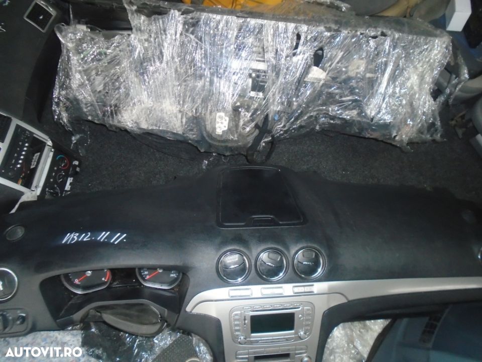 Plansa de bord cu airbag pasager + airbag volan Ford Galaxy din 2009 - 4