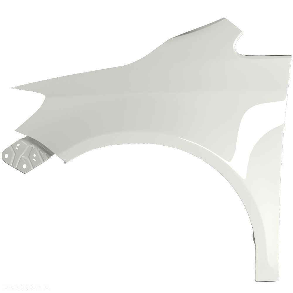 BLU Błotnik VW GOLF VI PLUS 6 + LB9A lewy biały 09-13 przód CandyWeiss - 2