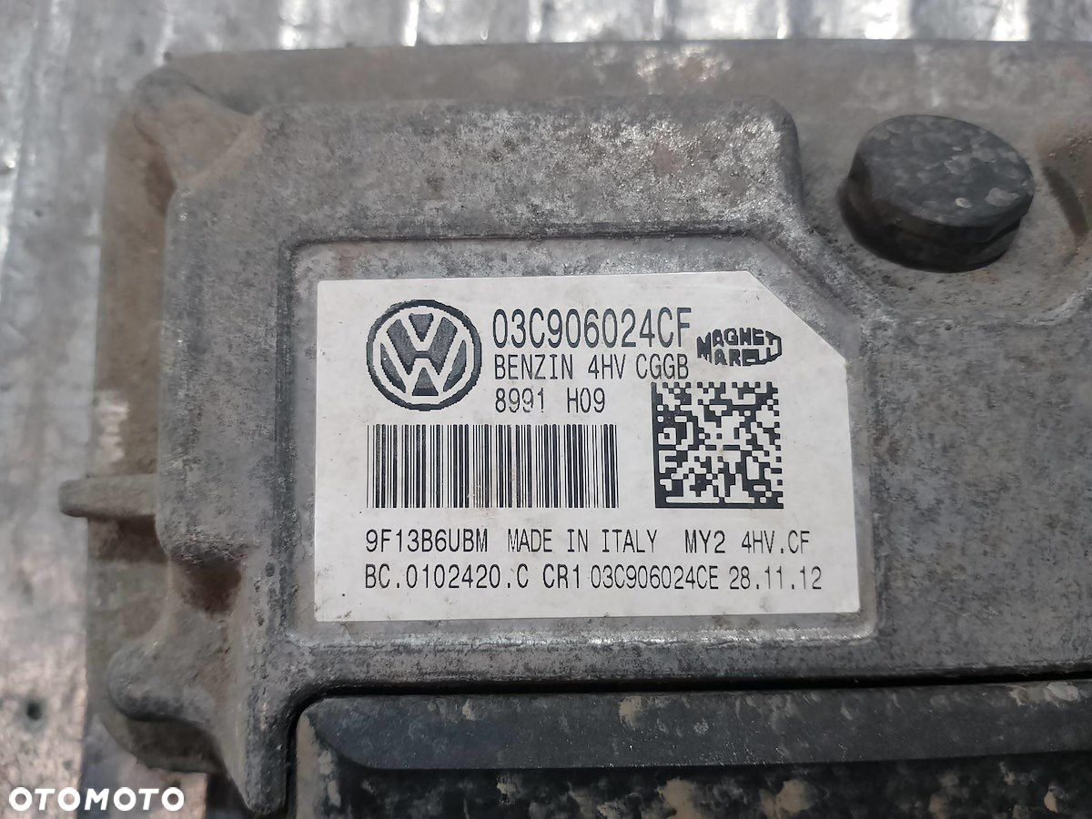 KOMPUTER, STEROWNIK SKODA ROOMSTER 03C906024CF 1.4 16V - 6